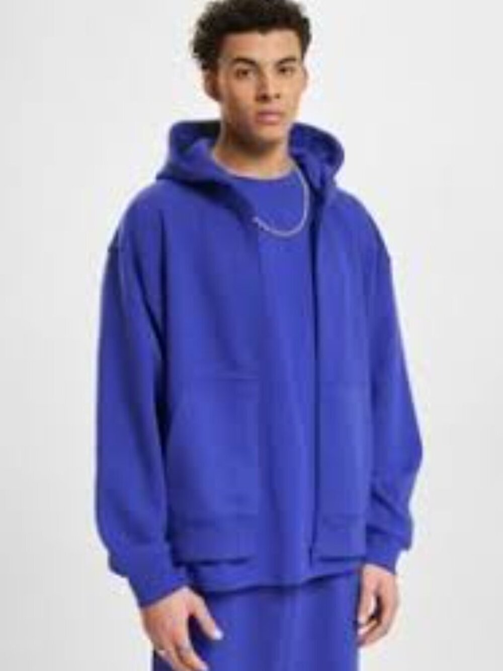 Blue Full Zip Up Hoodie by Paul Gray